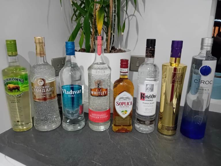 image for 8 bottles of vodkda - new & sealed