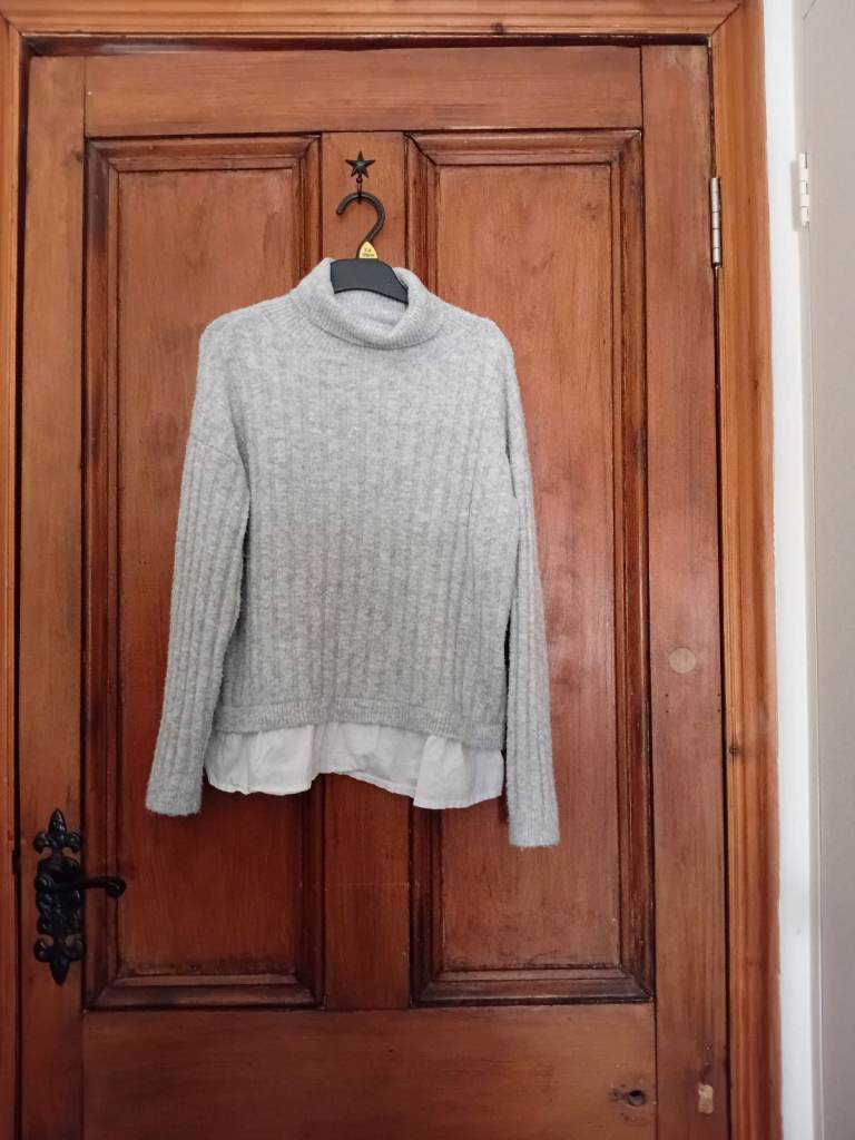 Girls Grey Jumper Age 12-13