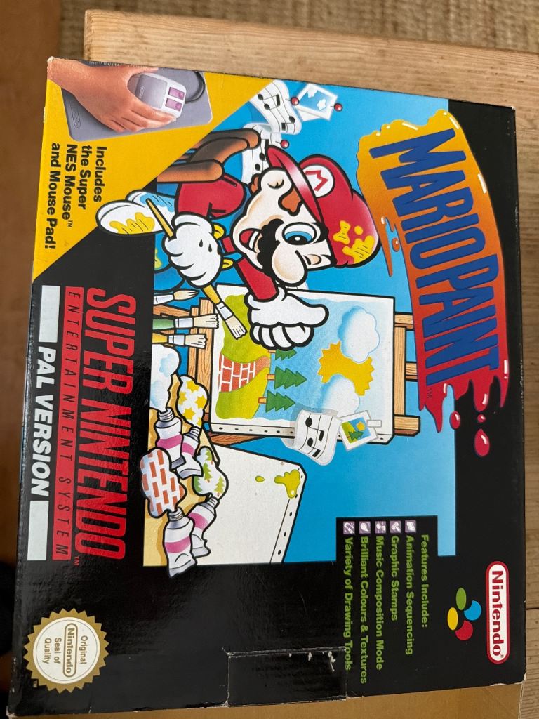 Super Nintendo Mario Paint - Boxed Complete