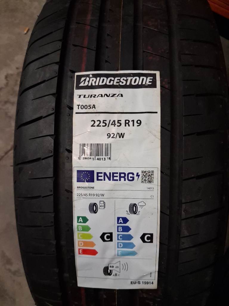 BRIDGESTONE TURANZA 005A BRAND NEW TYRES