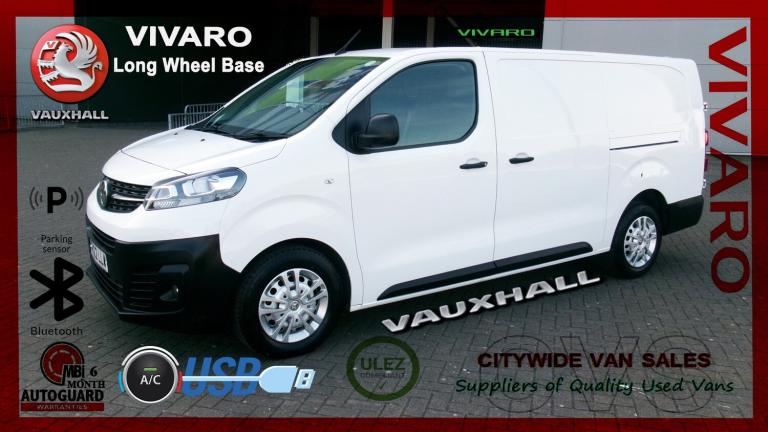 2022 Vauxhall Vivaro 3100 2.0d 145PS Dynamic H1 Long Wheel Base Van PANEL VAN Diesel Manual