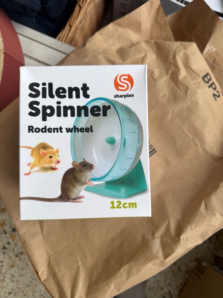 2x Free brand new boxed rodent wheels 