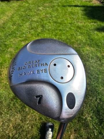 Mens RH Callaway Great Big Bertha Hawk Eye 7-Wood with original