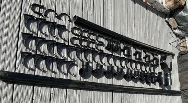 Plumbing/Guttering bits - unused 