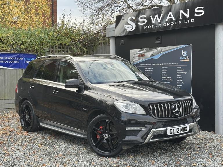 2012 Mercedes Benz ML350 V6 BlueTec Sport Diesel Auto 5 Door SUV Black