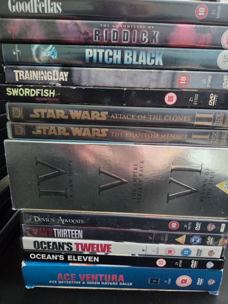 Dvd's Collection of various movies 