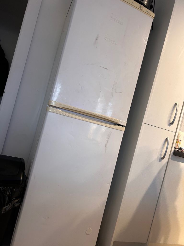 White Fridge Freezer - Working Order, Some Wear
