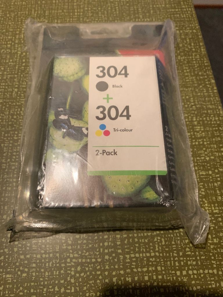 HP 304 Black + Tri-colour Ink Cartridges 2-Pack - NEW