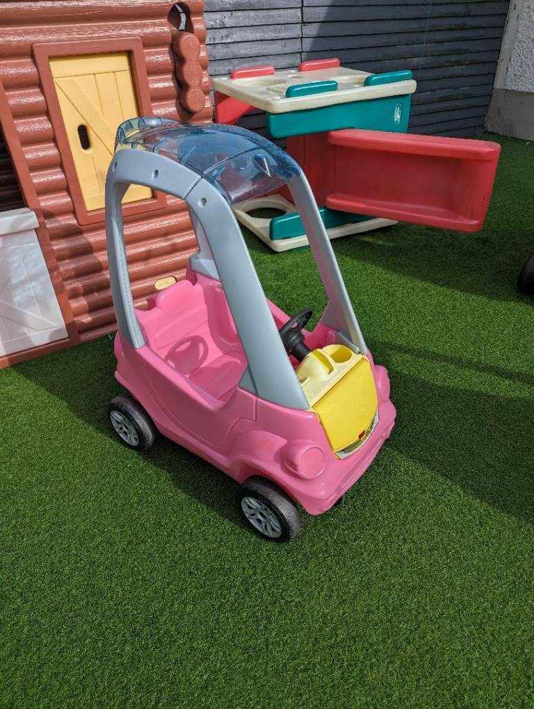 Step 2  Pink Cozy Coupe Ride-On Car – Good Condition