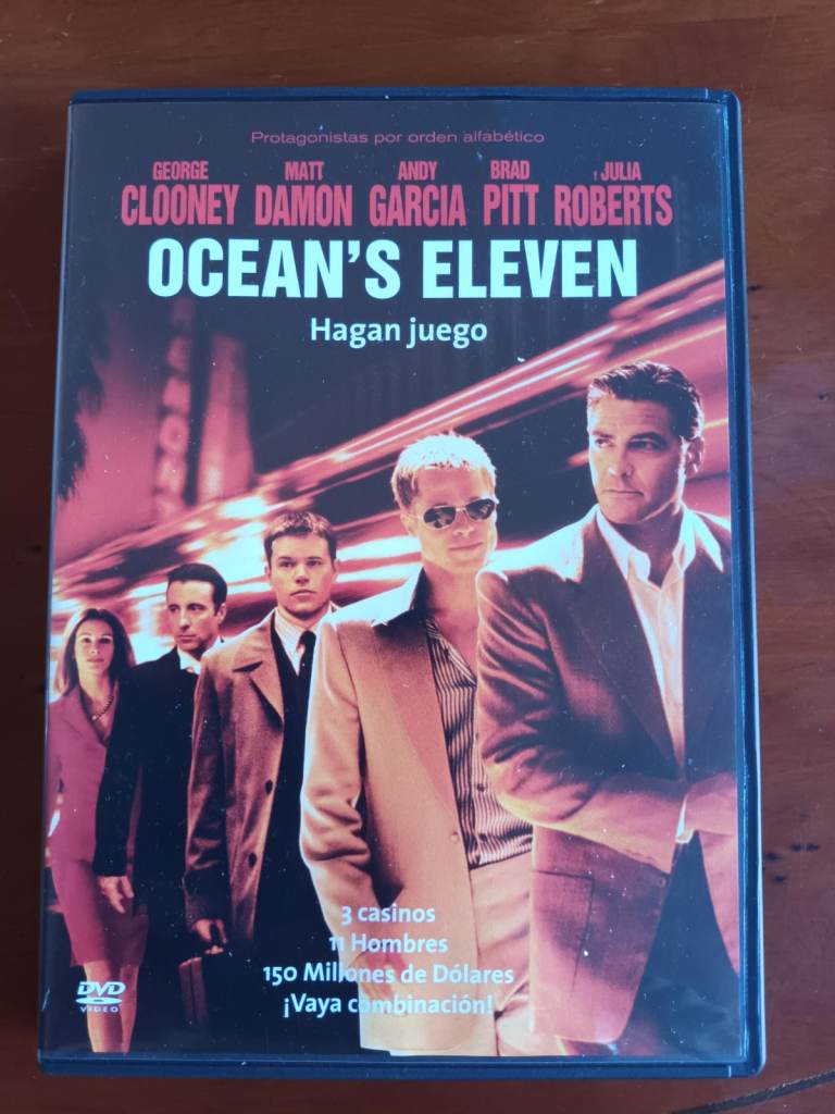 DVD Ocean's Eleven Film English Spanish French audio and subtitles good condition