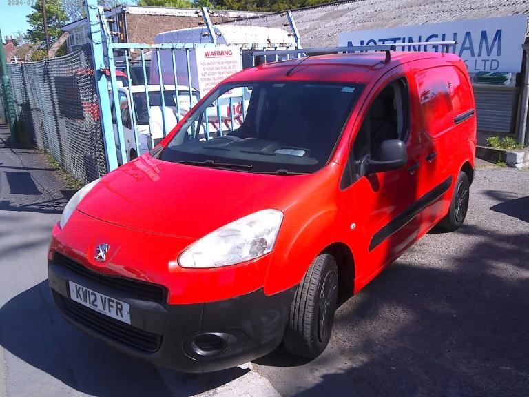 2012 Peugeot Partner 625 S 1.6 HDi 75 Van PANEL VAN Diesel Manual