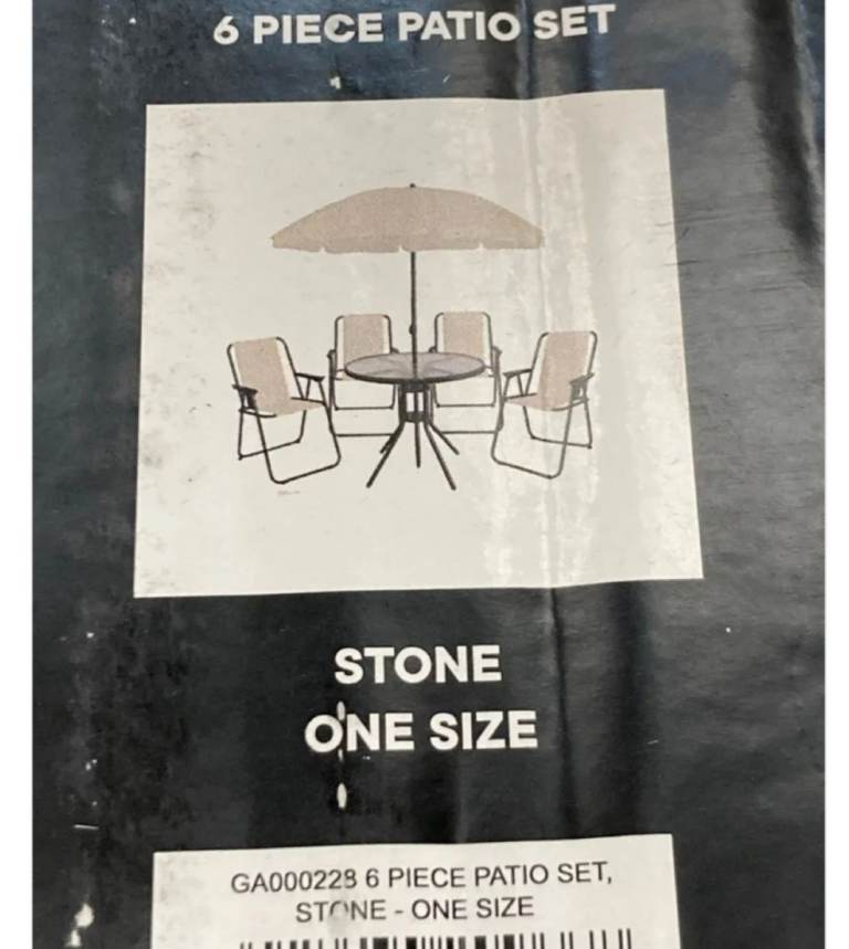 6 patio set