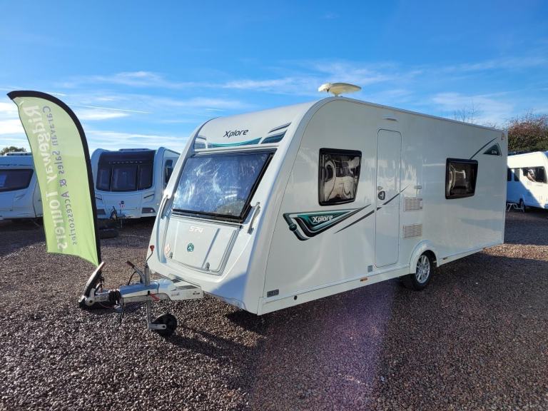 * SALE AGREED* Elddis Xplore 574 2017 4 Berth - Lightweight, Twin Fixed Beds