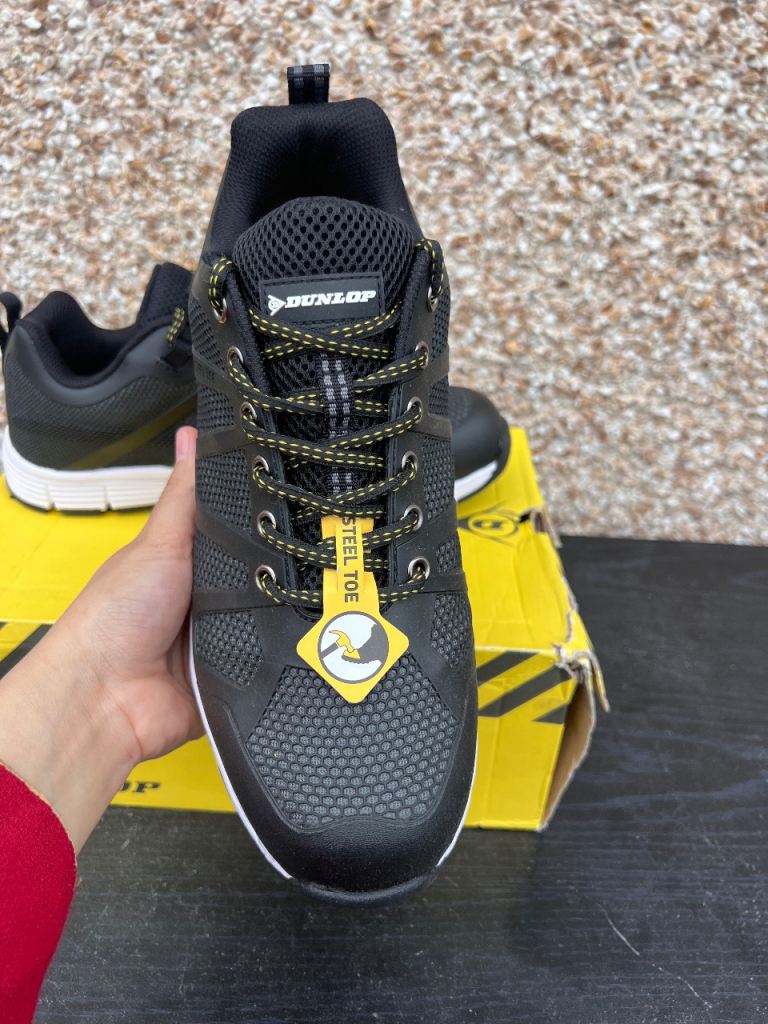 Dunlop Maine SB Sn09 Steel Toe Safety Trainers - Black, Size 10 (45)