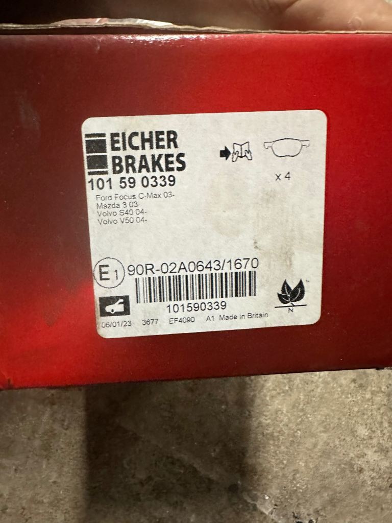 2008 Ford Focus brake parts