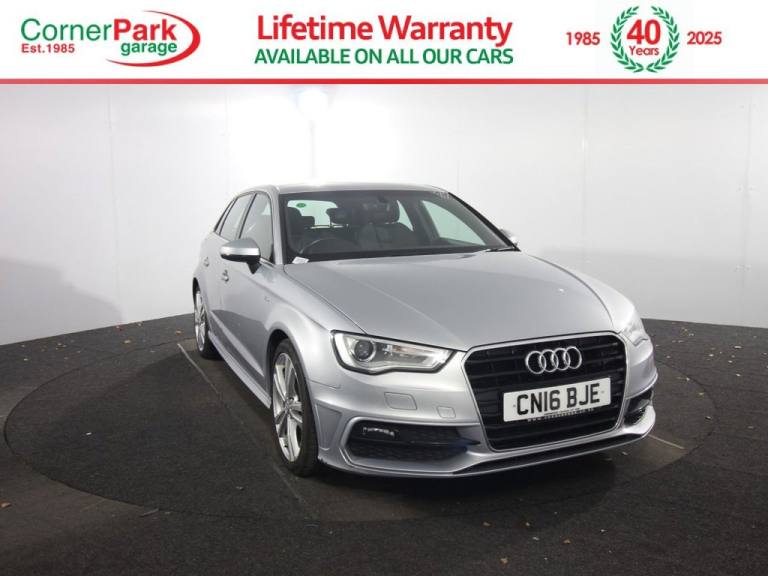 2016 Audi A3 1.6 TDI S line Sportback 5dr Diesel Manual Euro 6 (s/s) (Nav) (110 ps) Hatchback Die...