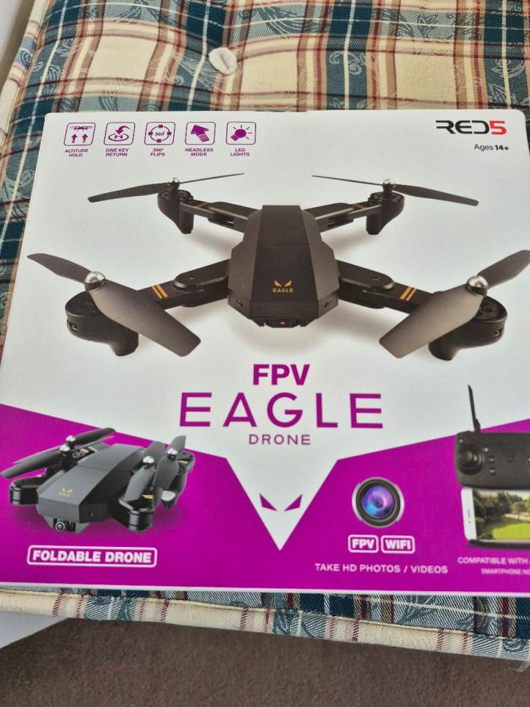 RED5 FPV Eagle Foldable Drone – Brand New in Box