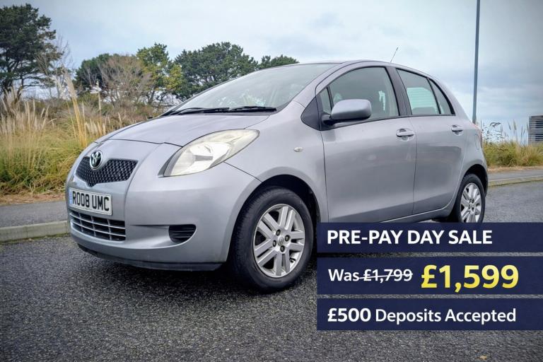 2008 Toyota Yaris 1.0 VVT-i TR 5dr HATCHBACK Petrol Manual