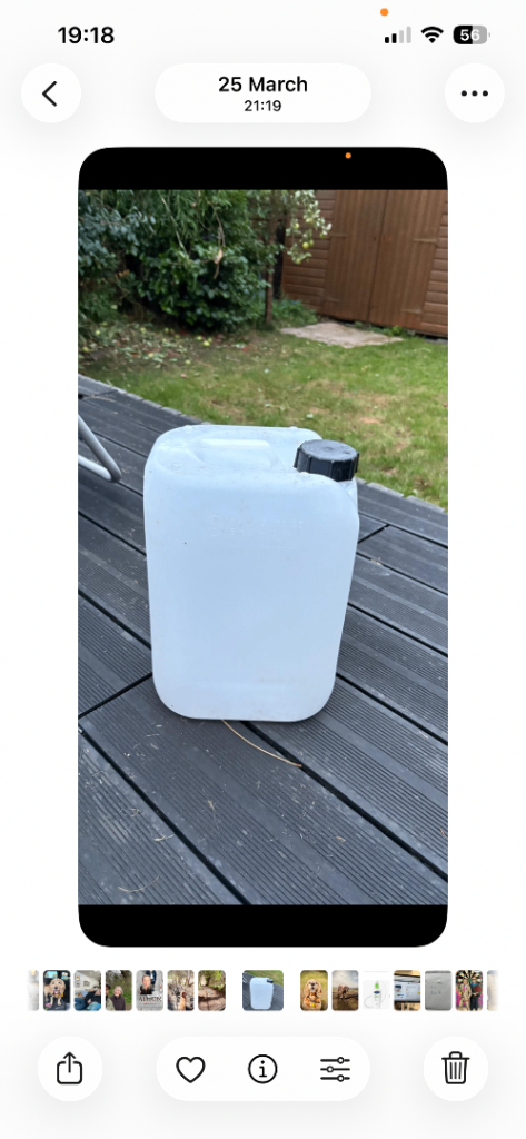 FREE 10 litre plastic drums 
