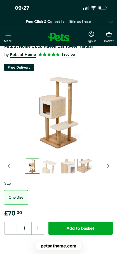 Cat Tree / House / Scratch Post