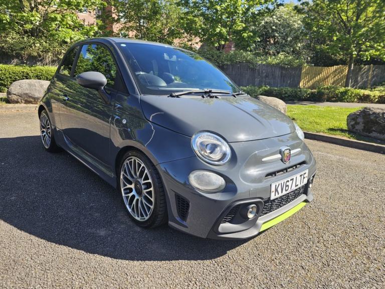 FIAT ABARTH 595 1.4 FULL HISTORY RARE NARDO GREY A/C CRUISE BILSTEIN SUSPENSION 