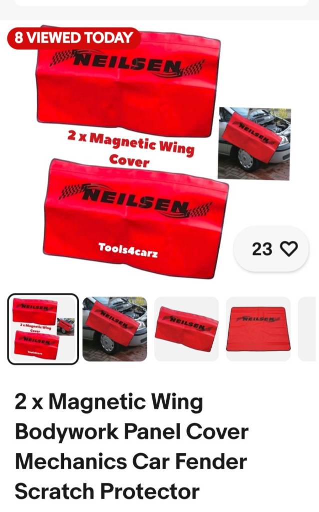Car bodywork protector x2