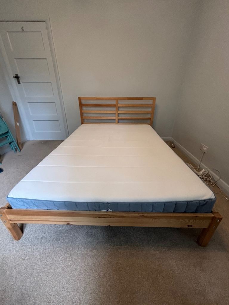 FREE: Double Bed and Mattress 