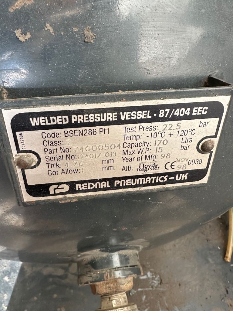 HPC Plusair Air Compressor with dryer - Fully working - Can deliver!