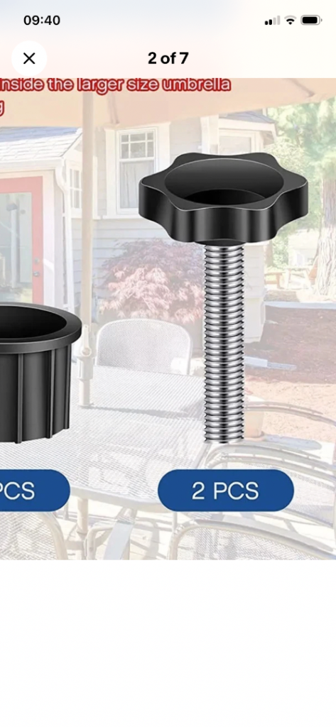 New Umbrella Base screw