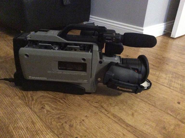 Panasonic AG-455 S-VHS Reporter Camcorder - TESTED WORKING - Pro Line VHS