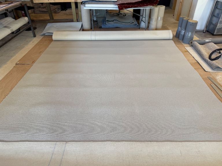 Grey wool twist Cormar carpet 