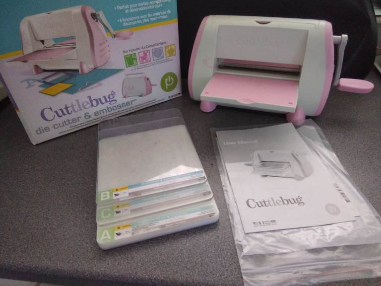 CUTTLEBUG DIE AND EMBOSSING MACHINE plus many Dies and more  