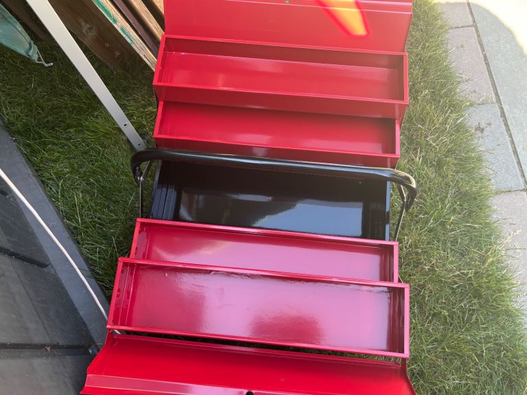 New Red and black tool boxes