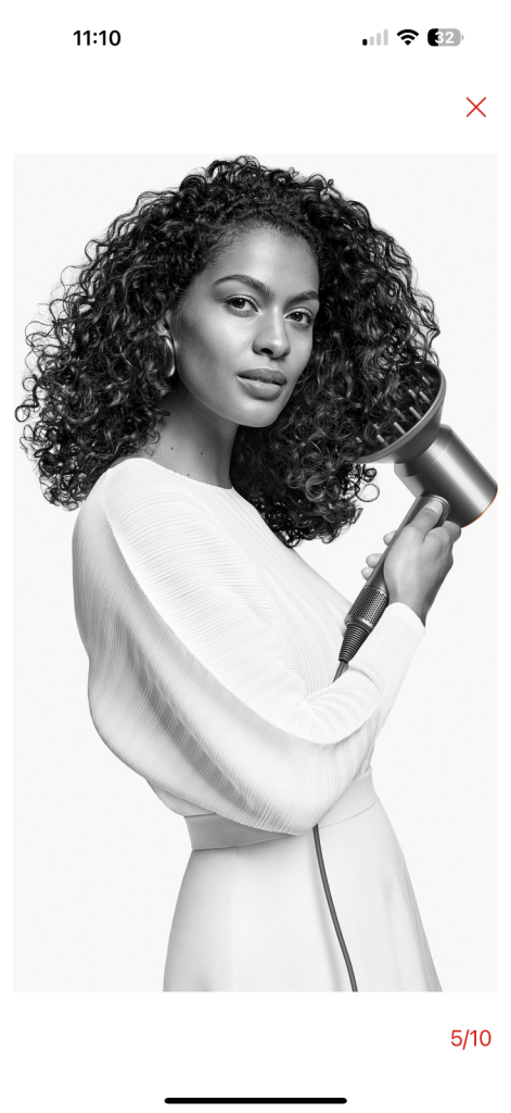 Dyson supersonic hair dryer - Bright Nickle/copper