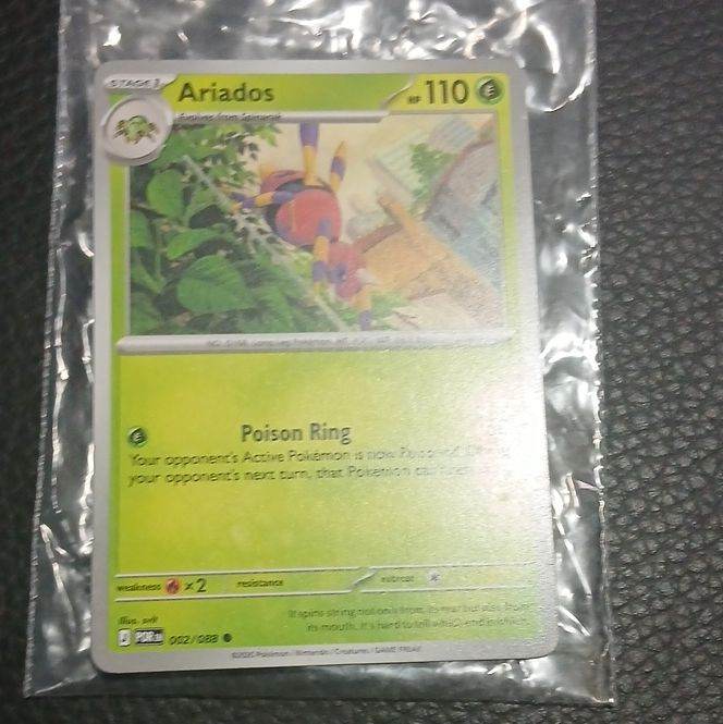 Pokémon TCG Ariados Card – Sword & Shield Base Set