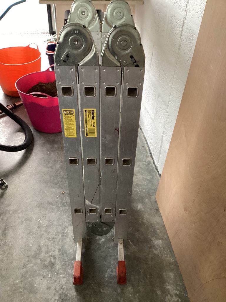 Clarke Aluminium Folding Ladder Model FPL1