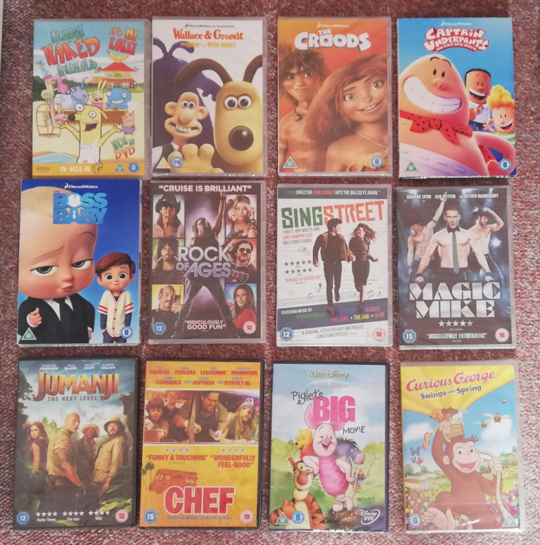 Brand New sealed DVD's - £3 each!!  Or £30 the lot!