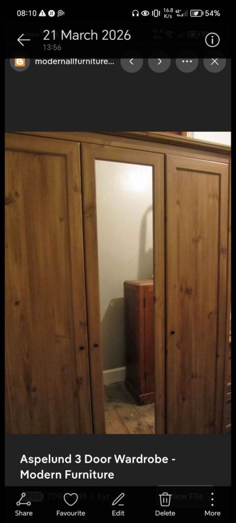 Ikea bookcase/wardrobe VGC 