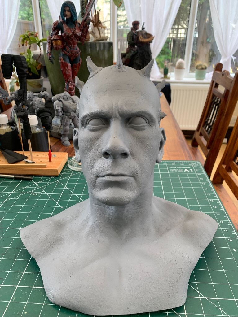 Life size 1.1 scale DARTH MAUL Resin Bust model kit ready to paint 