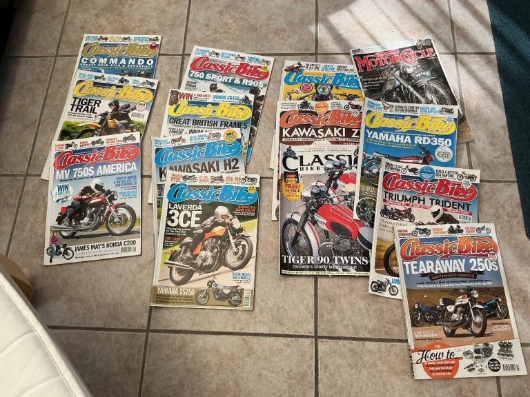   FREE , Bundle of Classic Bike Magazines – Good Condition FREE
