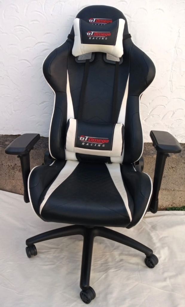 GT Omega Racing Gaming Chair White