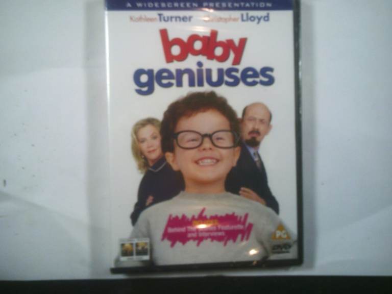 FREE UK POST ONLY DVD BABY GENIUSES NEW FACTORY SEALED VIEW IMAGES 