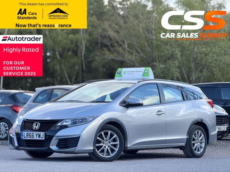 HONDA CIVIC 1.6 i-DTEC S Tourer Euro 5 (s/s) 5dr 2016