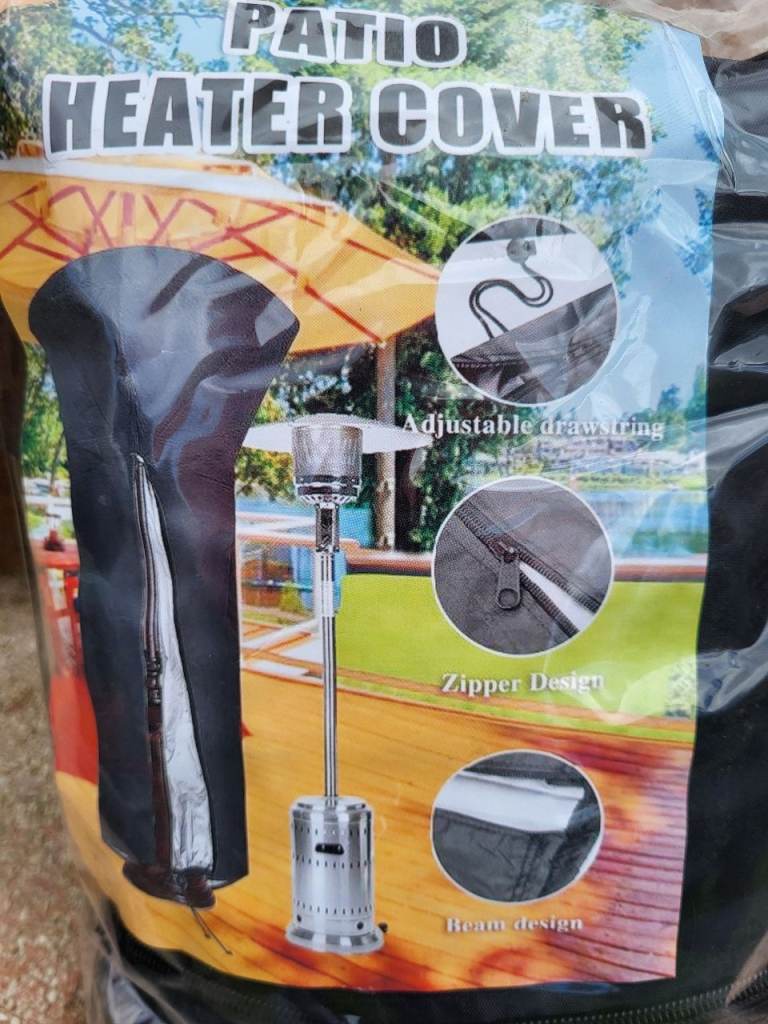 New patio heater cover 