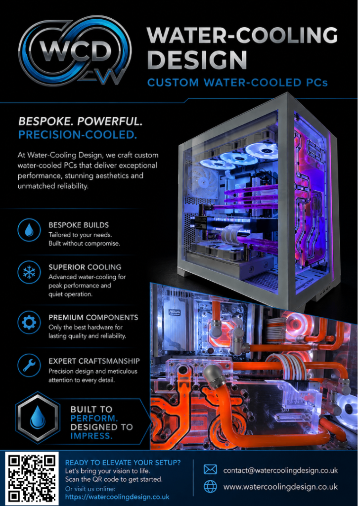 Custom-built, Water-cooled, Gaming PCs