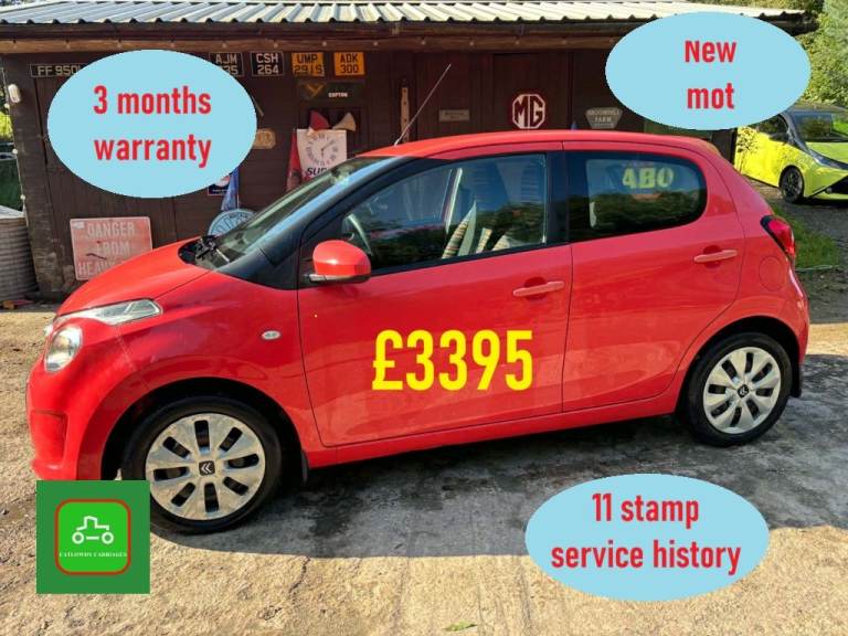CITROEN C1 VVTi FEEL £20 TAX NEW MOT 11 STAMP SERV HIST 60K MILES SEE VID 