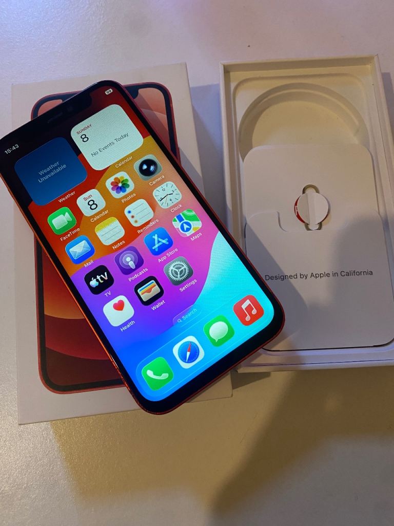 iPhone 12 Mini Product Red Please Read Description