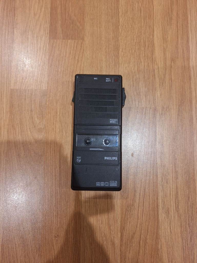 Vintage Philips 290 Mini Pocket Memo Dictaphone