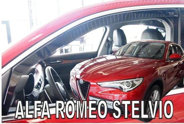 HEKO Wind Deflectors for ALFA ROMEO STELVIO 5-door 2017- 2pc Set