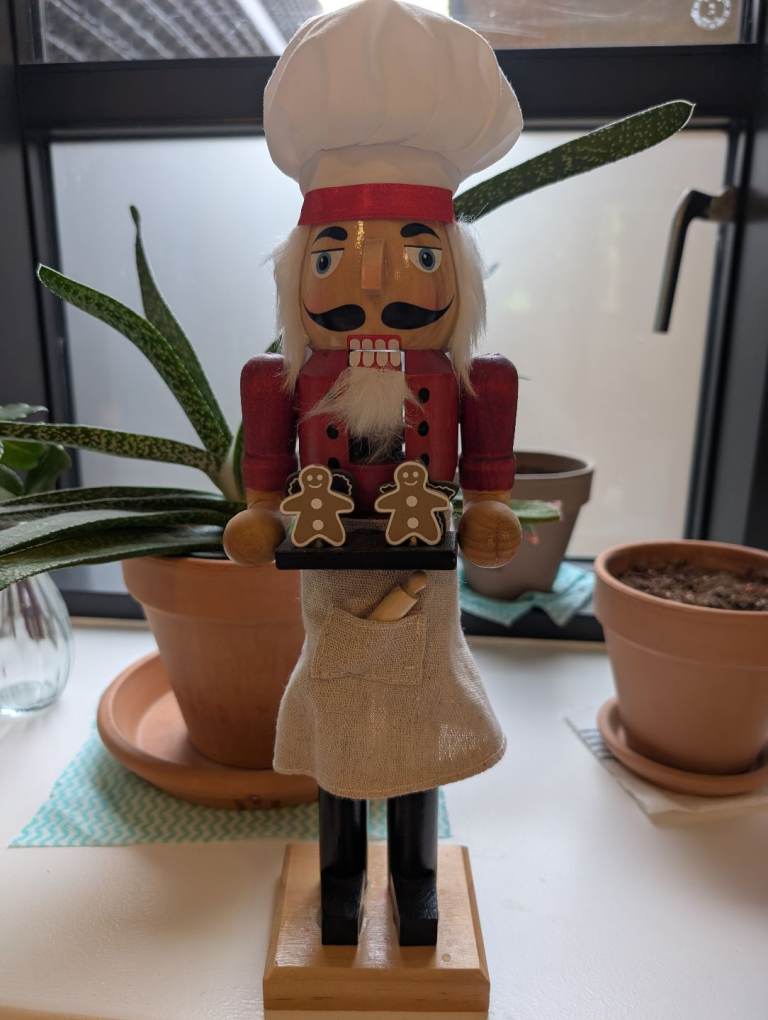 Wooden Nutcracker Chef Decoration Christmas decoration